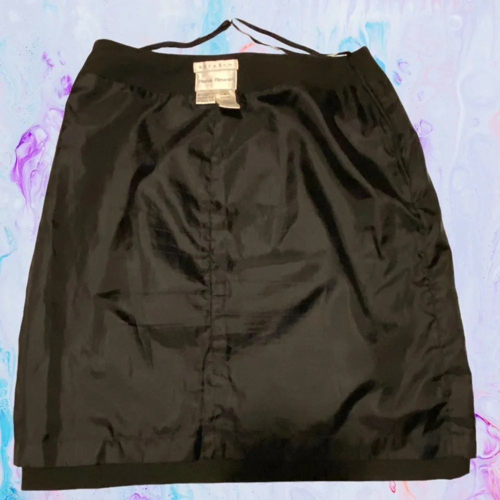 Rena Rowan Mini Pencil Skirt Size 6 Casual Business Office Lined Zipper